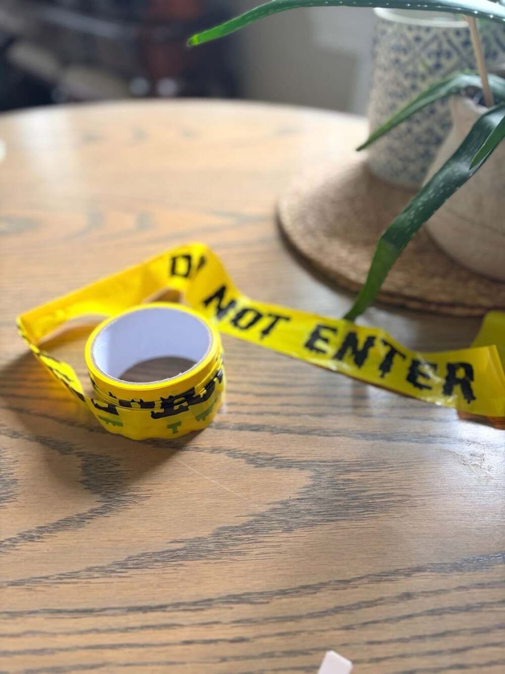 Cokshy Do Not Enter Warning Tape Yellow Safety Barricade Tape